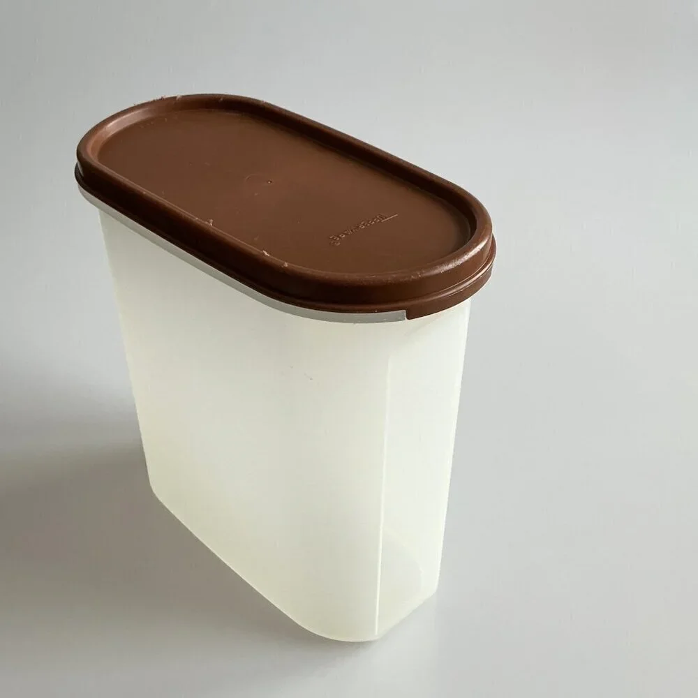 VINTAGE TUPPERWARE MODULAR MATES 9 3/4 CUPS AND 7-1/4 CUPS CONTAINER 2 PC SET